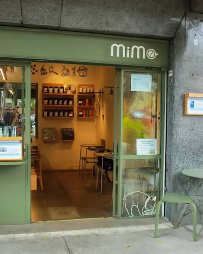 MiMo Café Bueno Roma, cafetería de especialidad con café filtrado, bebidas de espresso y mesas exteriores en la colonia Roma Sur, Ciudad de México.