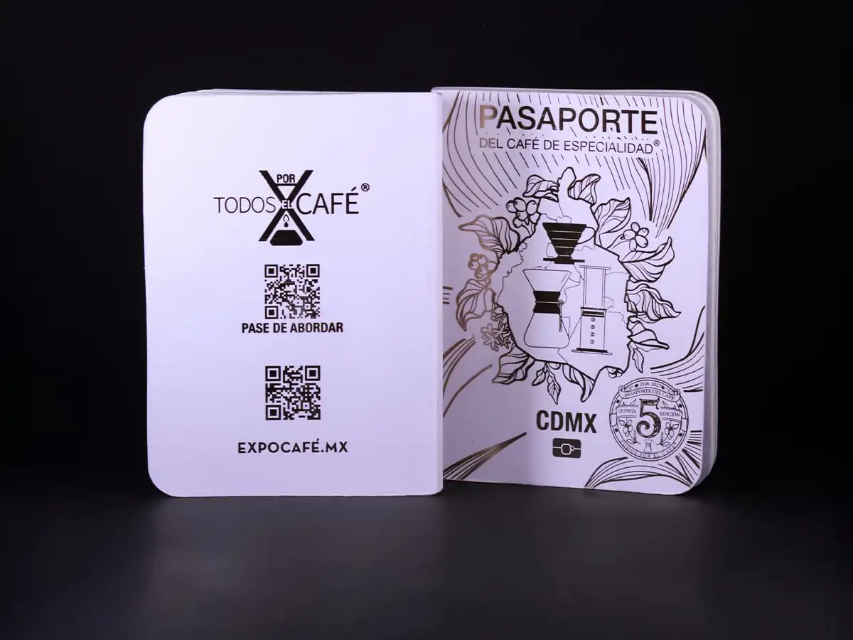 Pasaporte del Café de Especialidad en CDMX — 5ª edición. 60 barras participantes.